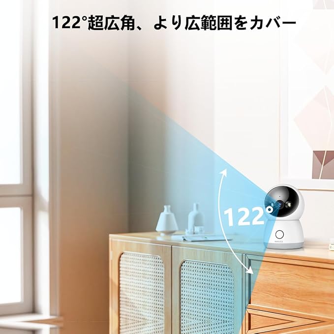 【ワンタッチコール機能】OOSSXX 防犯カメラ ペットカメラ ドームカメラ 自動追跡 追尾 留守番 見守りカメラ 屋内 工事不要 ワイヤレス 家庭用 小型 スマホ 会話 通話 ネットワークカメラ Wi-Fiカメラ ワイヤレス屋内防犯カメラ
