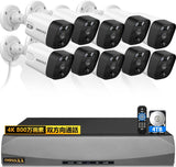 Load image into Gallery viewer, 【800万画素・双方向通話・130°超広角】OOSSXX 有線 防犯カメラセットランキング poe 屋内 屋外防犯カメラ poe給電 監視カメラ・録画機セット 防犯カメラセット 10台
