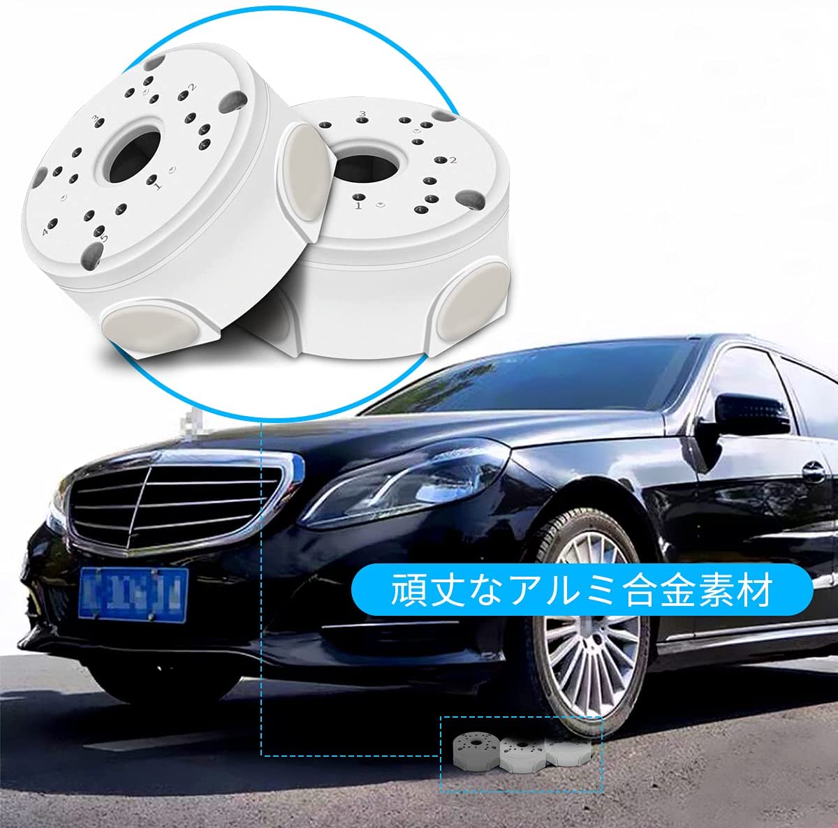 Waterproof Junction Box for Cameras Electrical Enclosure for IP Cameras Indoor/Outdoor Screw Cable DIY Case