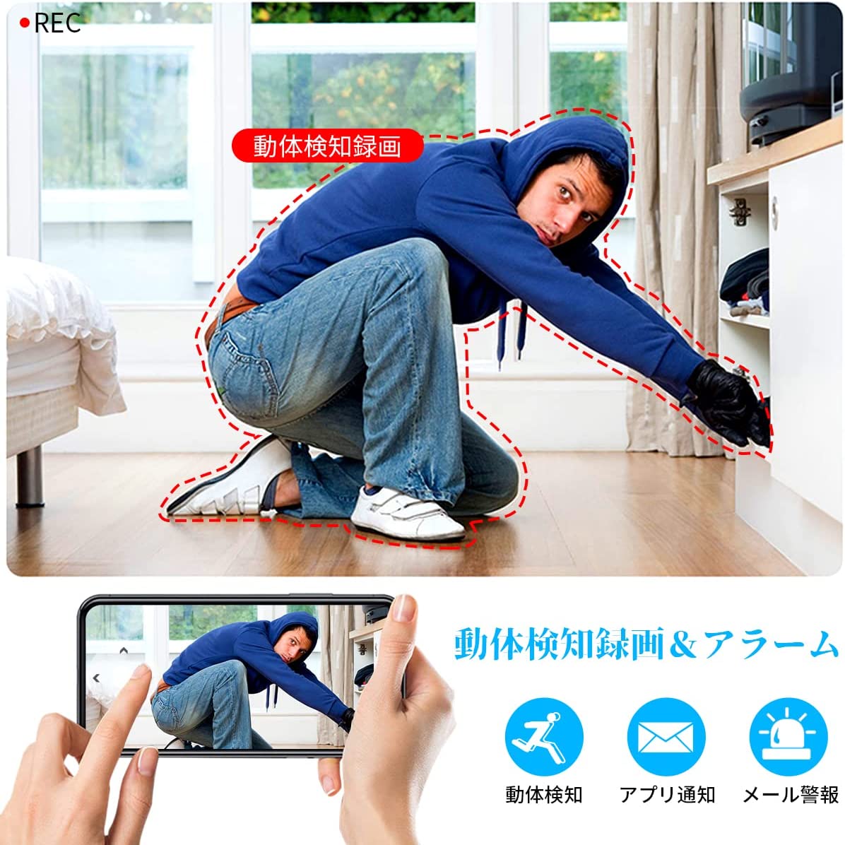 OOSSXX NVR Recorder, Recording Device, 5 Megapixel Recorder, Can Connect Up to 10 Devices, Remote Monitoring, Japanese System, Security Monitoring, Network Recorder, Security, HDD Not Included (Adapter Included) (Black (10CH)) (Wireless NVR)