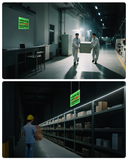 画像をギャラリービューアに読み込む, OOSSXX 防犯カメラ 作動中 看板 蛍光反射 屋外 耐候性 防水 15cmX20cm 防犯 安全対策 厚さ（0.2mm）セキュリティー 24時間監視中