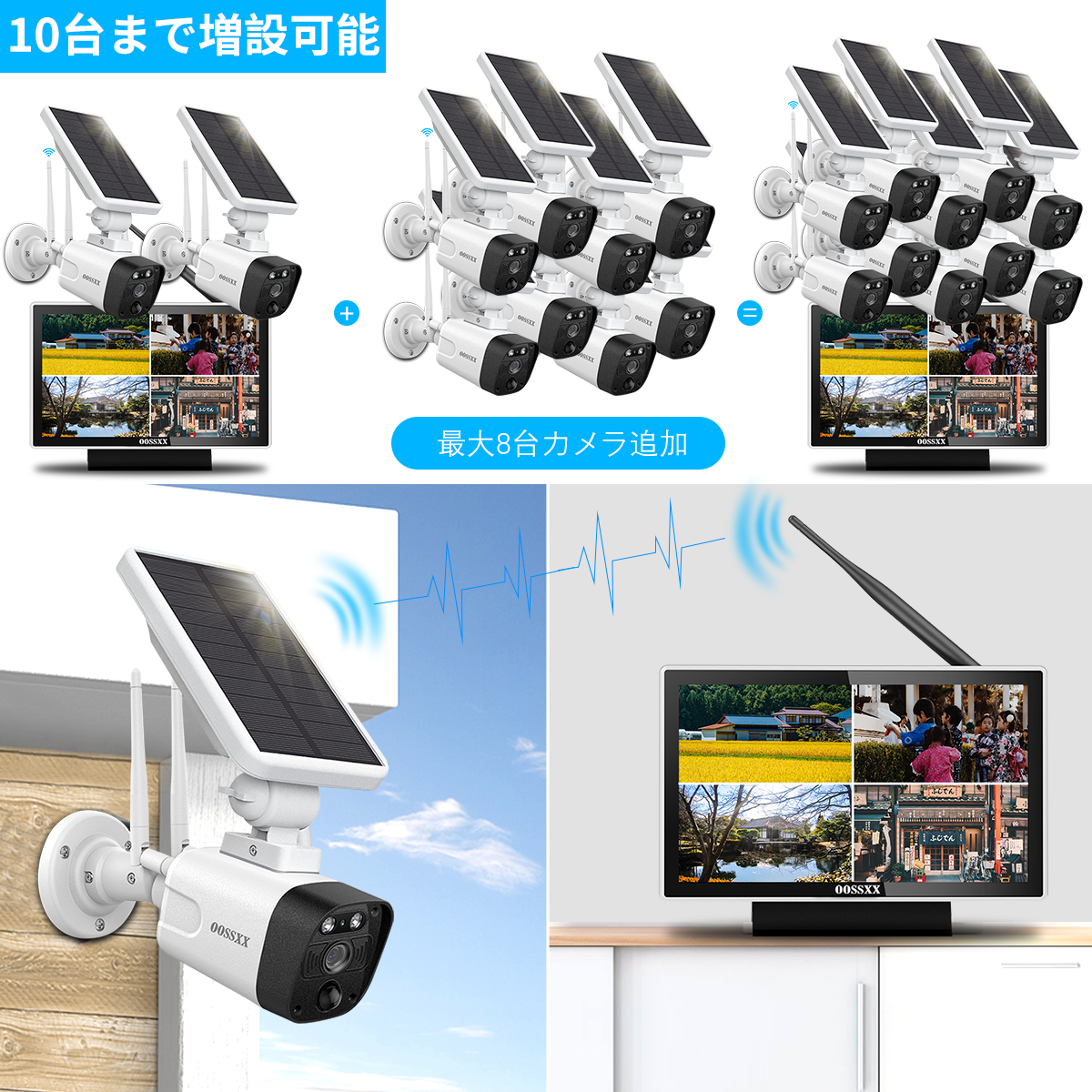 家庭用監視カメラシステム UNIDEN Guardian GD7000シリーズ 家庭用監視カメラシステム UNIDEN Guardian GD7000シリーズ