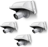 画像をギャラリービューアに読み込む, OOSSXX 屋外カメラ用 カメラカバーシールド 保護カバー 取り付け簡単 防犯カメラ用 屋外防雨型 ホワイト