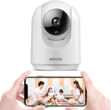 Load image into Gallery viewer, [Two-way calling and automatic tracking] Security camera, network camera, Wi-Fi camera, wireless indoor security camera, pet camera, baby monitor, surveillance camera, indoor security camera, baby camera, pet camera