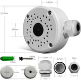 画像をギャラリービューアに読み込む, セキュリティカメラ用ジャンクションボックス カメラ用 防水ジャンクションボックス IPカメラ用 電気エンクロージャ 屋内/屋外用 ネジケーブルDIYケース