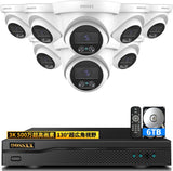 Load image into Gallery viewer, 【500万画素・130°超広角・ドーム型】AHD防犯カメラ 防犯カメラセット防犯カメラ 屋外 防犯カメラセット8台防犯カメラ 防犯カメラ 屋外 監視カメラ・録画機セット 防犯カメラセット