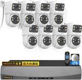画像をギャラリービューアに読み込む, 【4K800万画素・双方向通話・バレット＆ドーム】OOSSXX 有線 poe 防犯カメラセットランキング 屋内 屋外 8台防犯カメラセット poe給電 監視カメラ・録画機セット スマホ対応セキュリティカメラ モニター付き