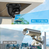 Load image into Gallery viewer, 【4K800万画素・ AI人体検知・音声録画】OOSSXX ドーム型 有線 poe 防犯カメラセットランキング 屋内 屋外poe給電 監視カメラ・録画機セット スマホ対応セキュリティ (ブラックPOE4台カメラセット)