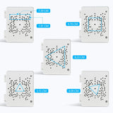 画像をギャラリービューアに読み込む, カメラ用 防水ジャンクションボックス IPカメラ用 電気エンクロージャ 屋内/屋外用 ネジケーブルDIYケース