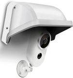 将图片加载到图库查看器，监控摄像头户外摄像头摄像头保护罩防护罩易于安装监控摄像头户外防雨白色（1 包）（零件） 